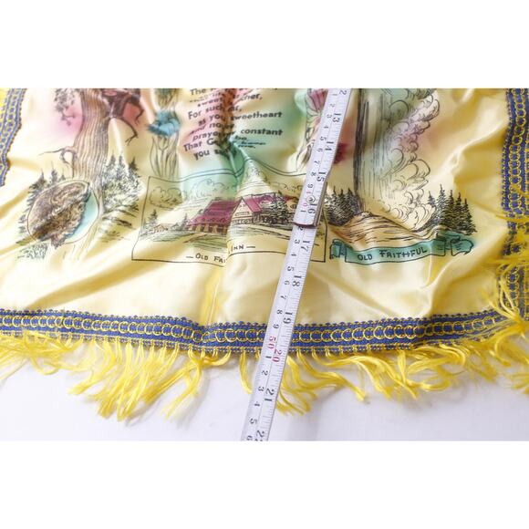 Yellowstone Park, Silk Handkerchief, Souvenir, Memorabilia, Accessory, SHC-026 - Picture 4 of 4